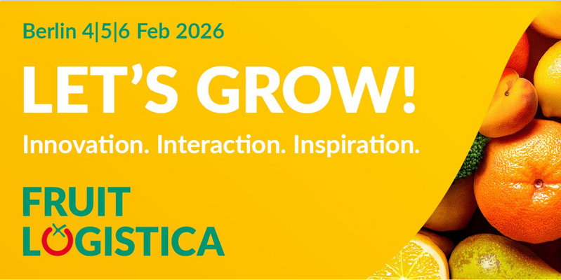 Berlin 04-06.02.2026, Let`s Grow!, Innovation. Interaction. Inspiration. Fruit Logistrica