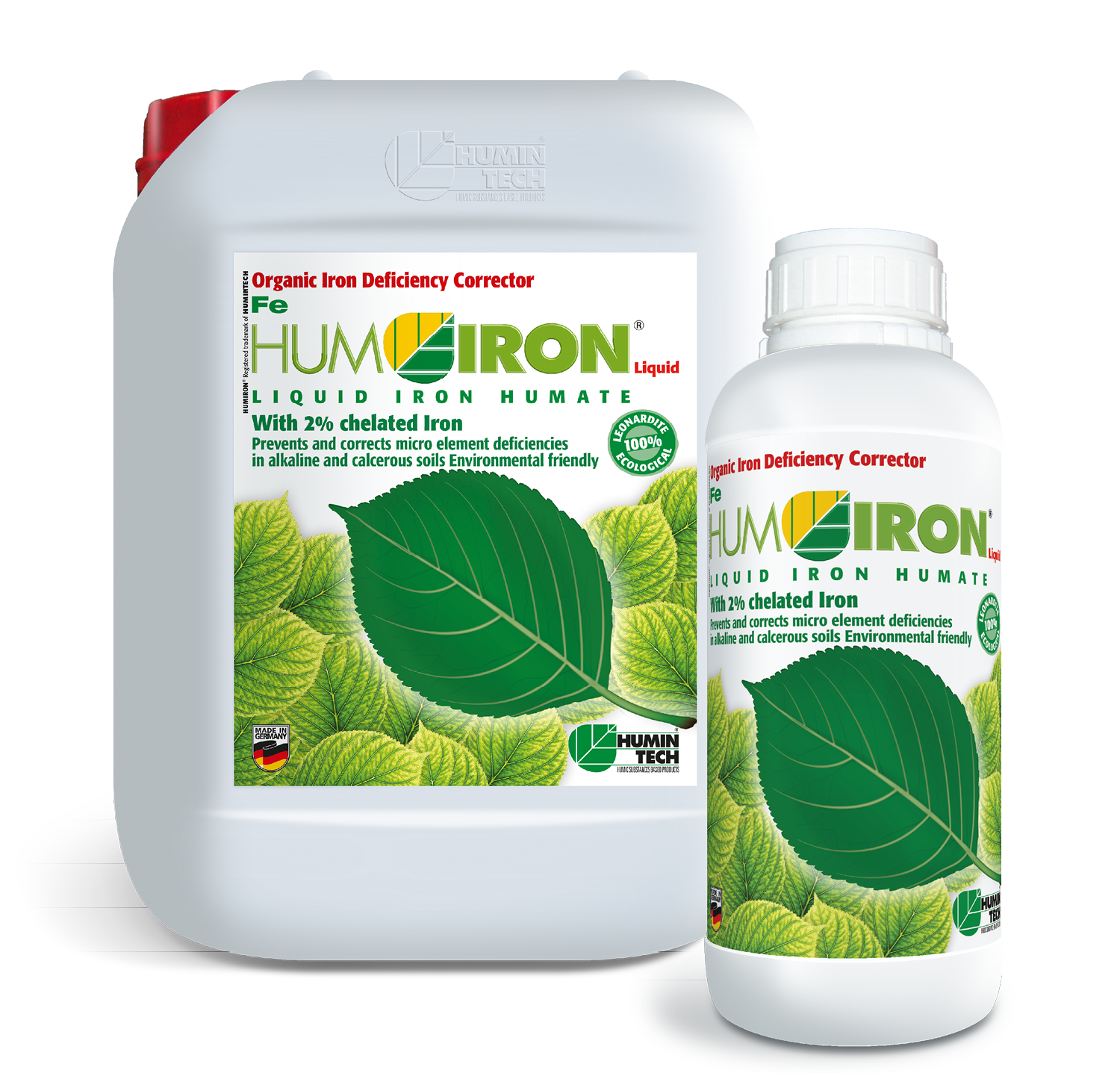 HUMIRON Fe Liquid Organic Iron Deficiency Corrector Liquid iron humate with 2% chelated iron 