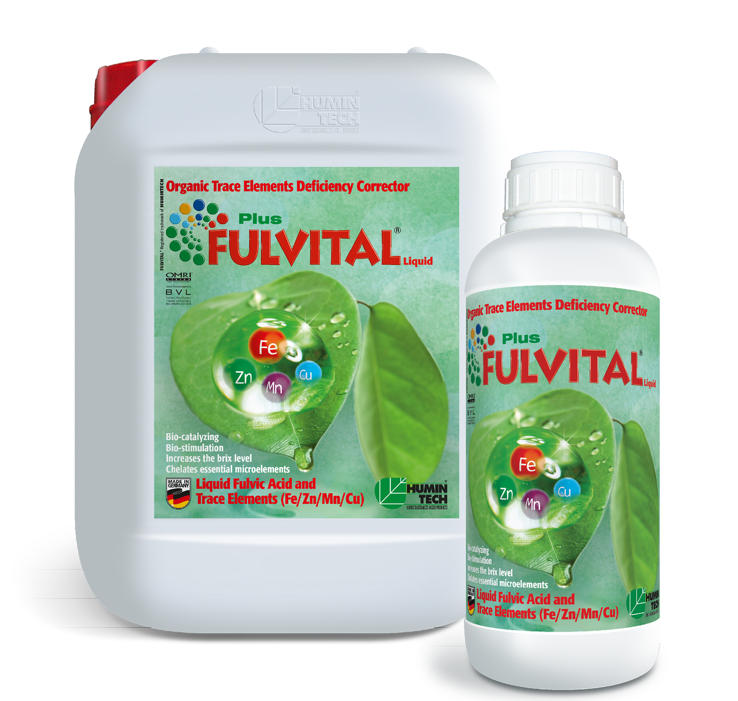 FULVITAL Plus Liquid Organic Micronutrient Deficiency Corrector Liquid Fulvates and Micronutrients (Fe/ Zn/ Mn/ Cu)