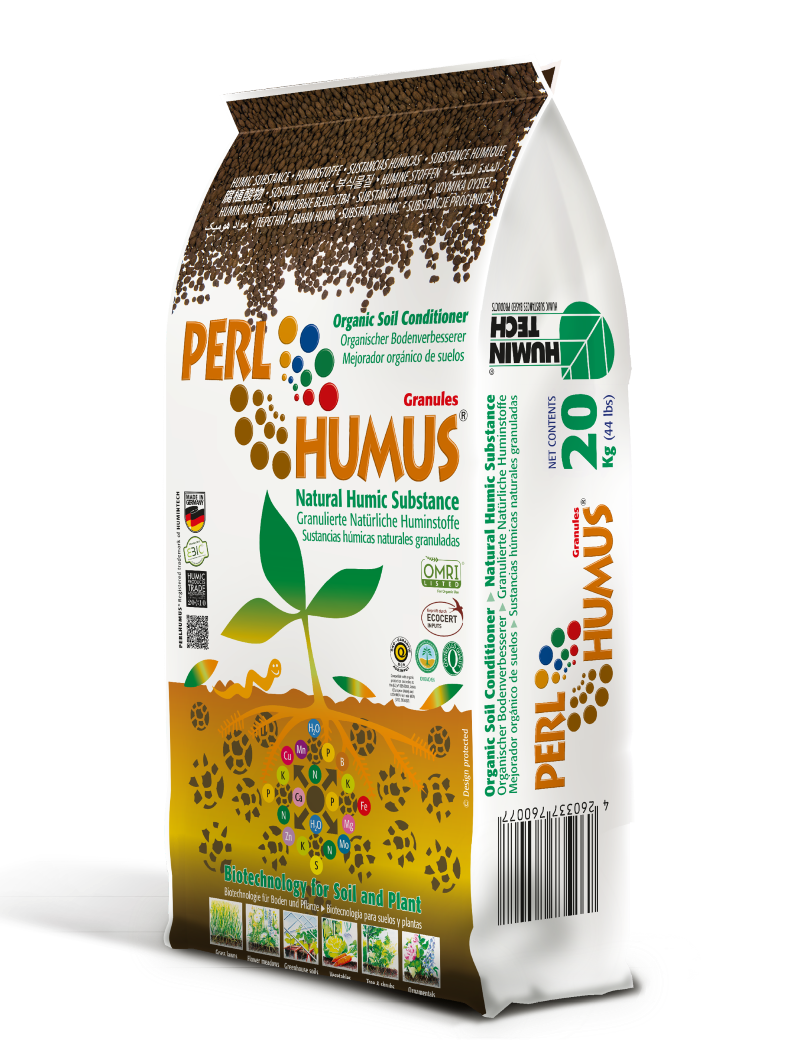 PERLHUMUS® Granules granulated high quality natural humic acid soil conditioner bag