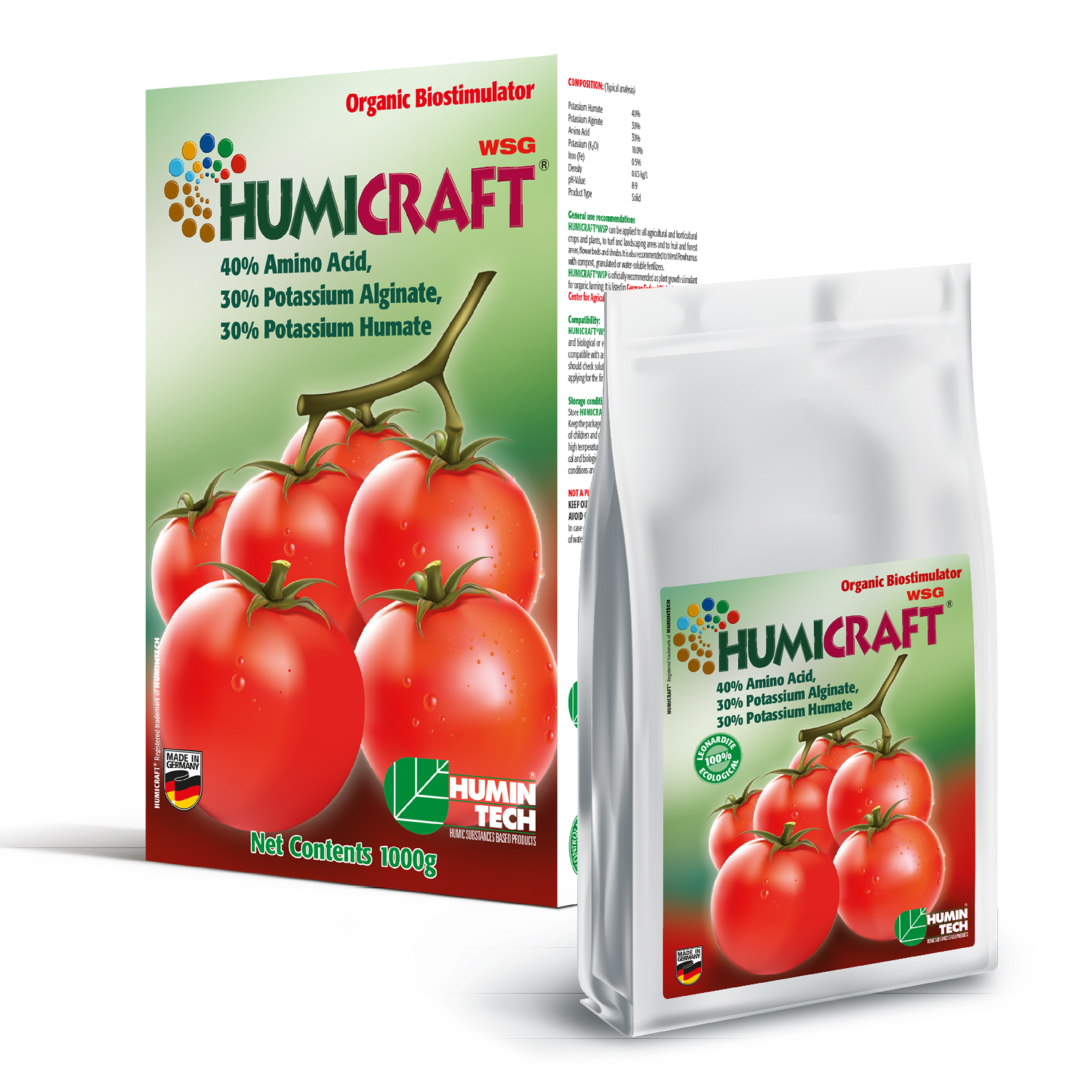 HUMICRAFT WSG Water soluble organic fertilizer 