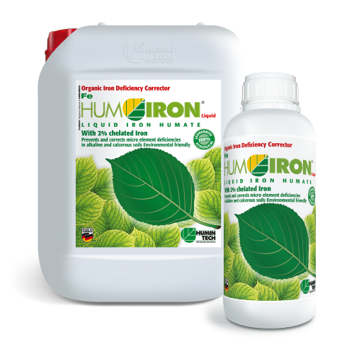 HUMIRON Fe Liquid Organic Iron Deficiency Corrector Liquid iron humate with 2% chelated iron