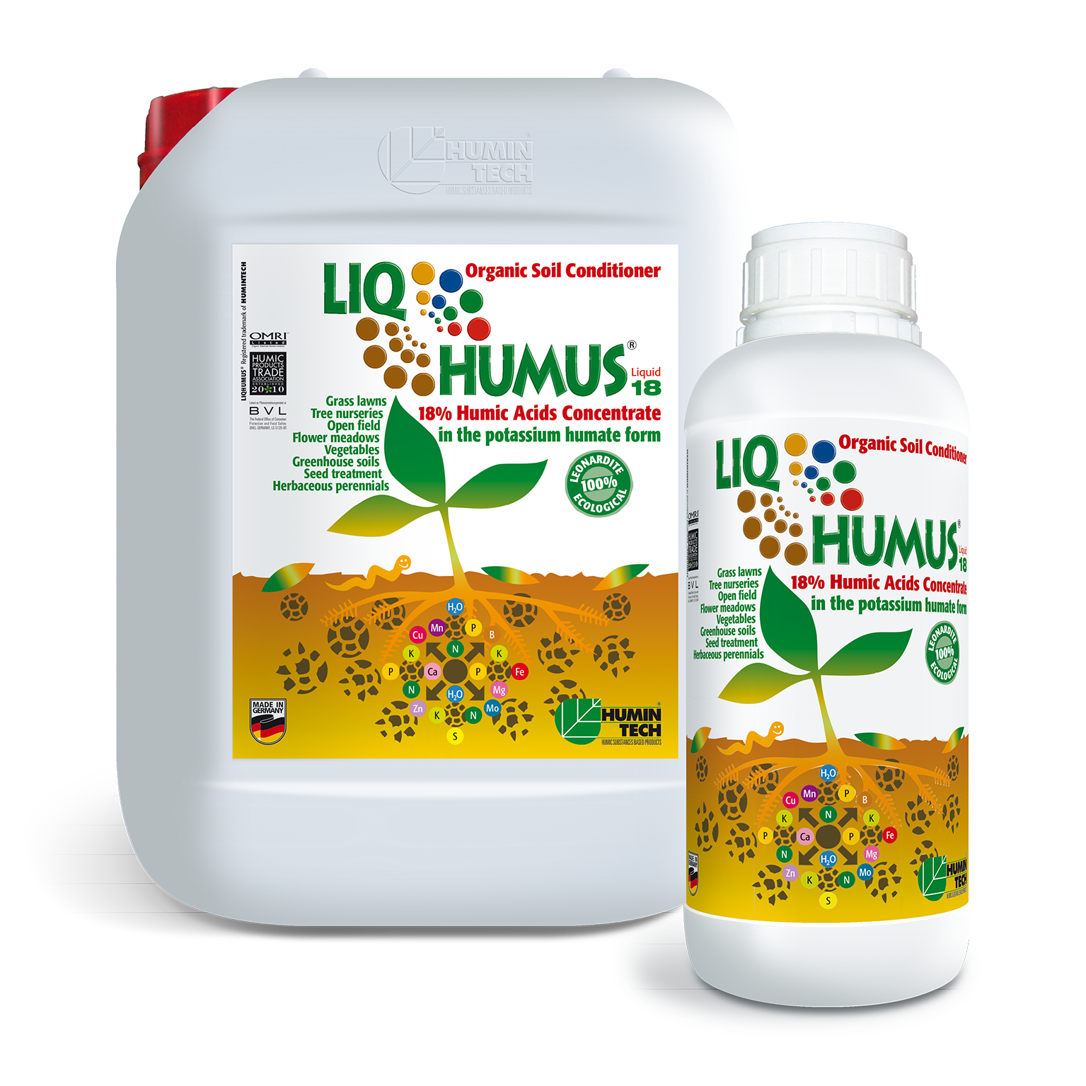 LIQHUMUS Liquid 18 Potassium Humate Liquid 18% Organic Soil Conditioner 