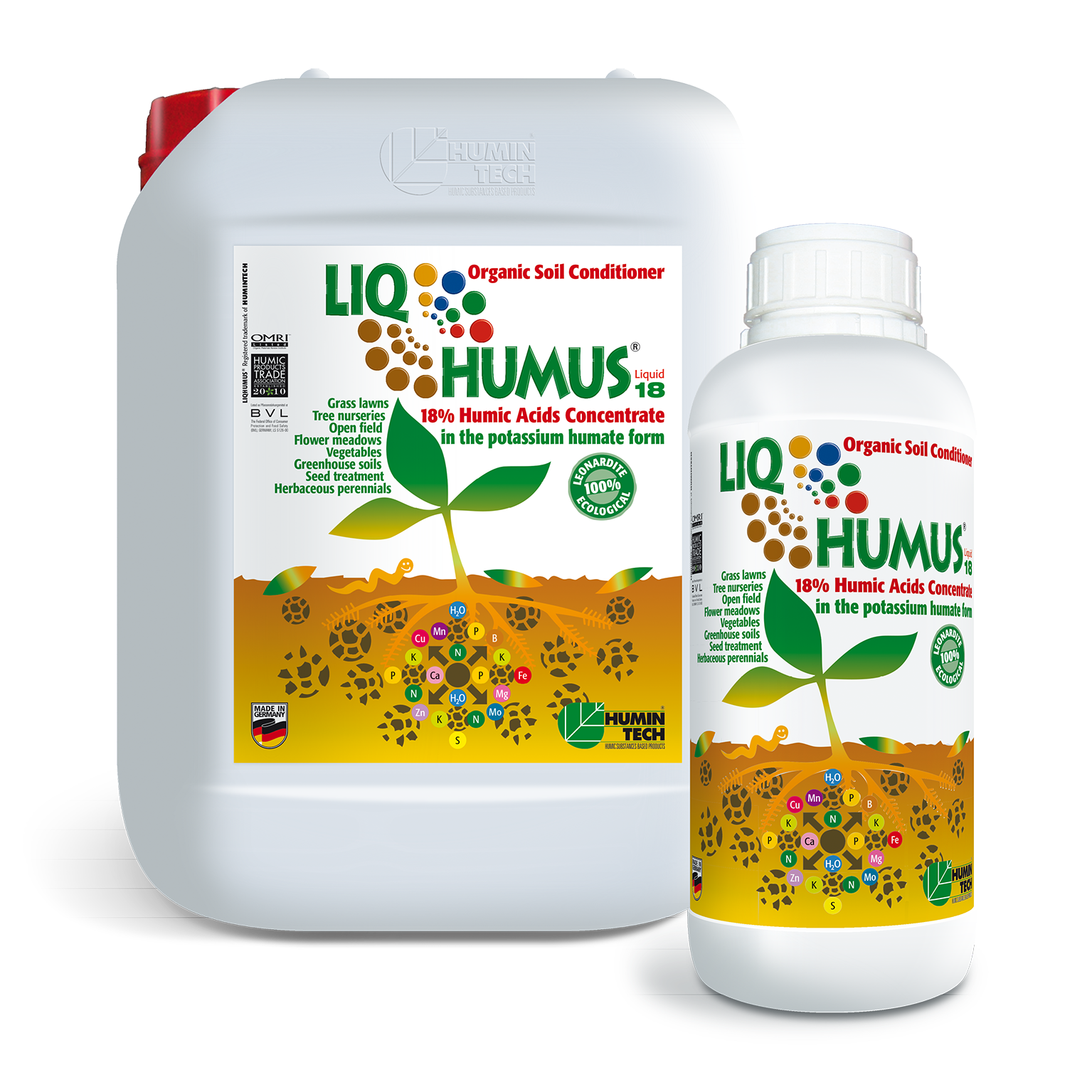 LIQHUMUS Liquid 18 Potassium Humate Liquid 18% Organic Soil Conditioner  
