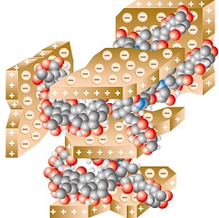 depiction of Humic acids aerating compact soils